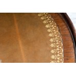 Lot of two round tables first half of the 20th century