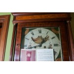 Column clock with wooden case 19th/20th century