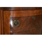 Directoire style half-lune chest of drawers late 19th century