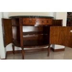 Directoire style half-lune chest of drawers late 19th century