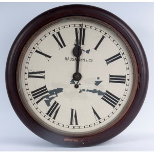 Mechanical clock with pendulum spacer early 20th century