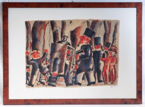 FRANZ BORGHESE (Roma, 1941 - 2005) Untitled, multiple on paper