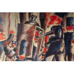 FRANZ BORGHESE (Roma, 1941 - 2005) Untitled, multiple on paper