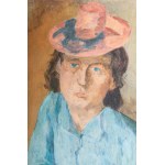 LUIGI MONTANARINI (Firenze, 1906 - Roma, 1998) Woman with hat, multiple on paper