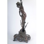 Centerpiece, bronze sculpture France, early 20th century