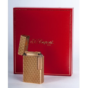 Dupont lighter in gold foil (twenty microns) mid-20th century