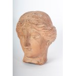 Terracotta woman's head 20th century