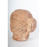 Terracotta woman's head 20th century