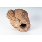 Terracotta woman's head 20th century