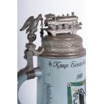 Reservist's mug, lot of five first quarter of the 20th century