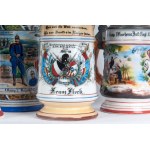 Boccale del riservista, lotto di quattro primo quarto del XX secolo