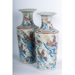 Pair of porcelain vases Far Eastern art, early Republic