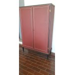 Umberto Mascagni (XX secolo - ) Red leather study late 1950s