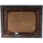 Landscape with cliff and boats late 19th early 20th century