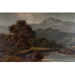 Lot of two landscapes late 19th early 20th century