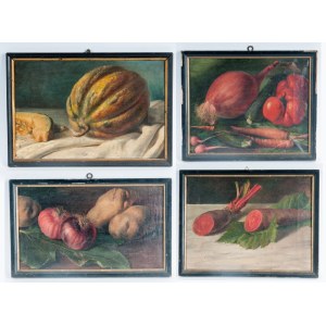 Lot of four still lifes