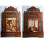 Lot of two orientalist landscapes French school, late 19th-early 20th century