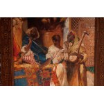 Lot of two orientalist landscapes French school, late 19th-early 20th century