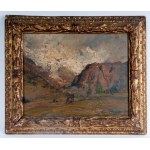 VITTORIO CAVALLERI (15/02/1860 - 22/05/1938) A glimpse of the Aosta Valley 1901