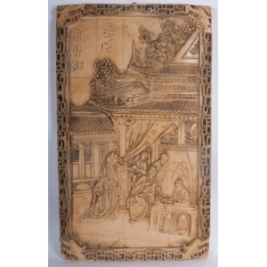 Ivory panel second half of the 20th century