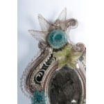 Lot of two Murano glass freestanding mirrors early 20th century