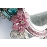 Lot of two Murano glass freestanding mirrors early 20th century