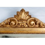 Lot of two gilded wooden wall mirrors late 19th - early 20th century