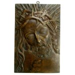 Second Republic, Large Placchetta, Head of Christ. National Mint (195)