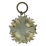 II RP, Badge of the Society of Insurgents and Warriors, Szwederowo, 1928. silver (222).