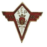 II RP, badge of the Association of Polish Electricians, Vilnius 1936 (275)