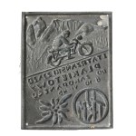 Motorcycle placard I TATRAŃSKI PLAKET ASSOCIATION TO ZAKOPANEGO 8-10 VI 46 (875)