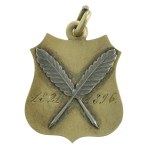 Warsaw Courier commemorative token for a literary man, 1896 (734)