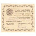 II RP, Diploma of the badge of Eaglets - Municipal Civic Guard (859)