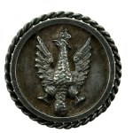 Patriotic cufflink with eagle, 19th century (1223)