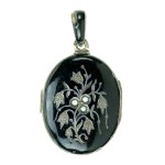 Mourning jewelry. Mourning secretary (1168)