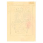 Ex-libris of the papal prelate, Antoni Okulak, Axe crest (282)