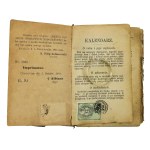 Manna or a collection of peculiar devotions and hymns with the addition of bitter sorrows and vesper psalms for the benefit of God-fearing Catholic Christians collected and revised, Wadowice 1889 (420)