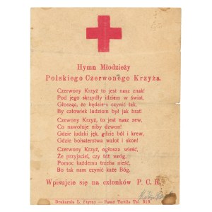 Flyer, Polish Red Cross, circa 1920. (1107)