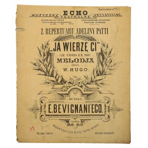 Notes - I Believe You, mus. E. Bevignani, ca. 1880 (631)