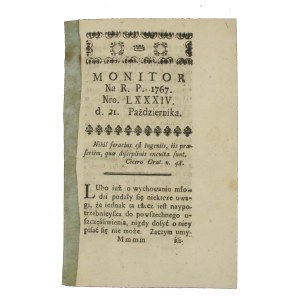Monitor na R.P. 1767, no. LXXXIV, October 21 (750)