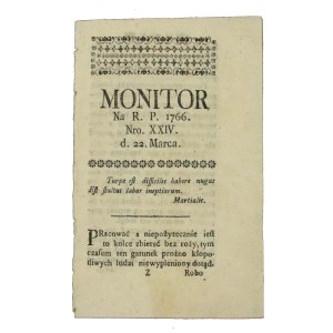 Monitor na R.P. 1766, č. XXIV, 22. marca (759)