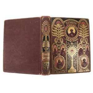 Book Lives of the Lord's Saints in daily readings and meditations. Compiled by. Rev. Fr. Grozes. Warsaw, 1908 (674)