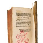 [From the book collection of Frederick II the Great] Catechismus Romanus. Roman catechism since the Council of Trent, issued by order of Pope Pius V. Cologne 1611 (778)