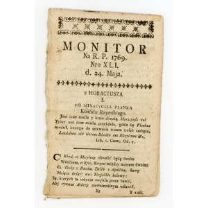 Monitor na R.P. 1769, č. XLI, 24. mája (748b)