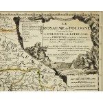 Mapa Poľského a Litovského kráľovstva z roku 1697 [Jean Nicolas de Tillemont a Jean Baptiste Nolin ] (1312)