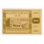 Party House Brick for 100 zlotys 1948 (434)