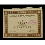 Bank Handlowy w Warszawie S.A., 100 zloty 1936, Issue XVI (461)
