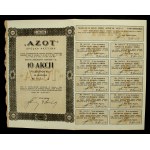 "Azot" S.A., 10x 10 zlotys, 1927 (475)