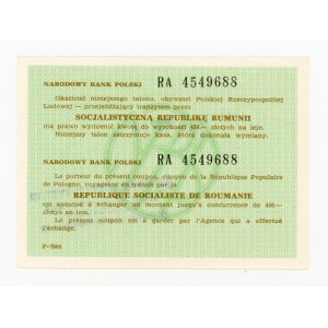 Tranzitní poukaz NBP pro Rumunsko, 450 zlotých (232)