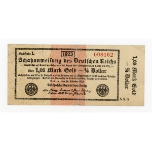 Germany, 1.05 Goldmarks = 1/4 Dollar 1923 (248)